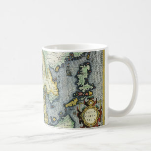 Mug Carte antique de l'Asie du Sud-Est par Mercator / 