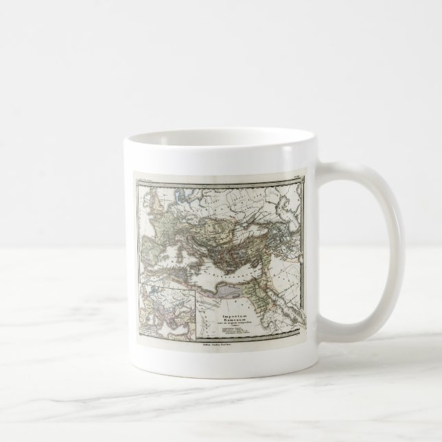 Mug Carte antique de l'empire romain (Droite)