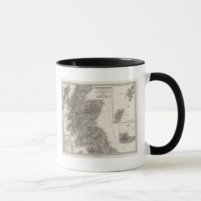 Mug Carte Atlas écossais 2 (Droite)