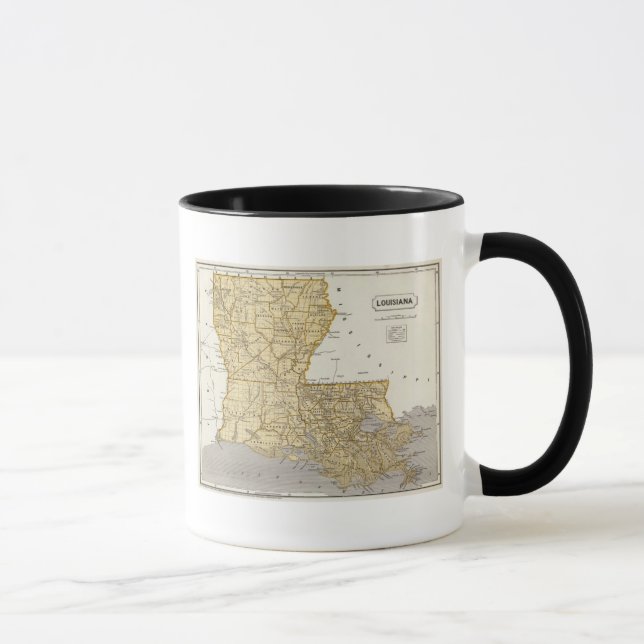 Mug Carte Atlas Louisiane (Droite)