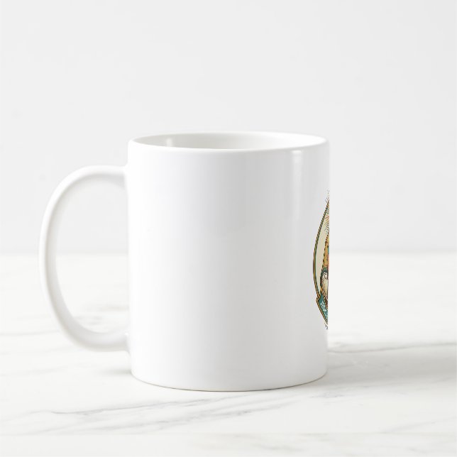Mug Carte bancaire Jésus bloquée Onglet de bar suspect (Gauche)