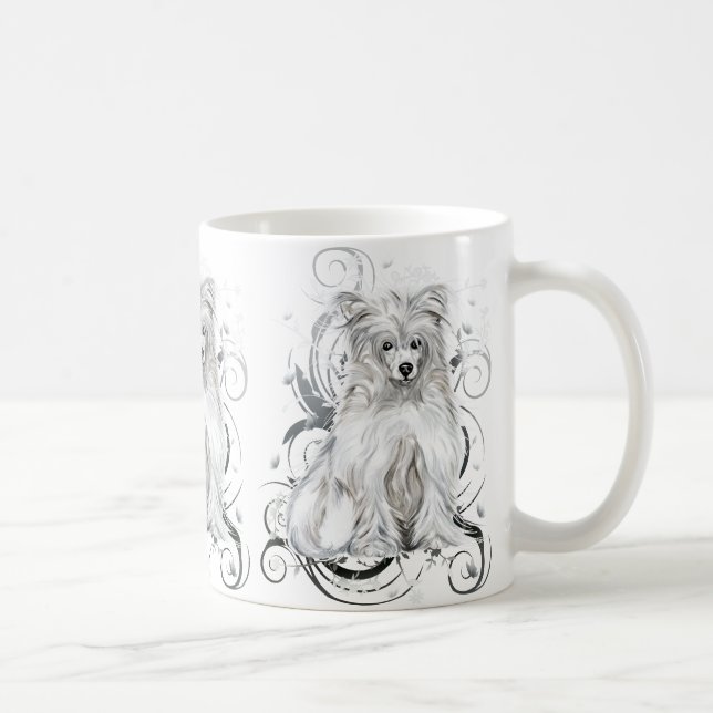 Mug Carte bleue crêpée chinoise NB (Droite)