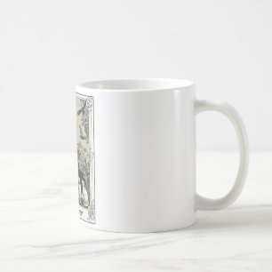 Mug Carte Cat Lady Tarot Femme gothique Vintage Chat M