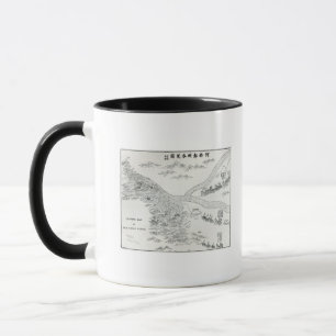 Mug Carte chinoise de la grande inondation