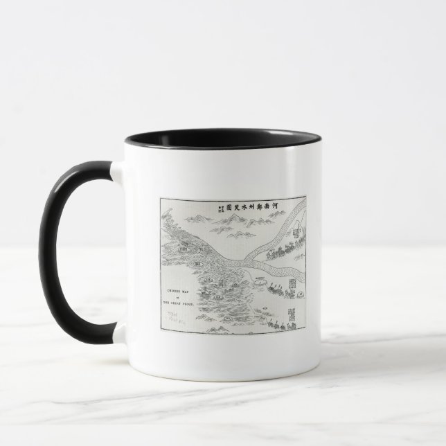 Mug Carte chinoise de la grande inondation (Gauche)