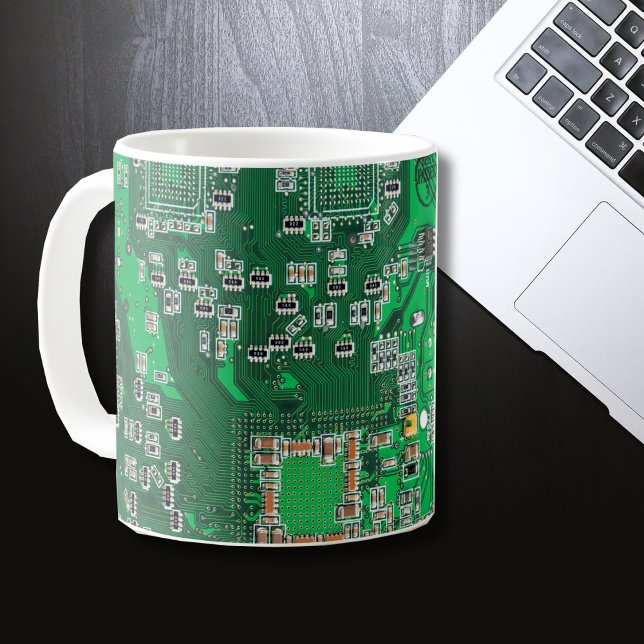 Mug Carte circuit imprimé circuit vert PCB (Créateur téléchargé)