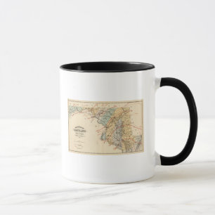 Mug Carte climatologique de l'État du Maryland