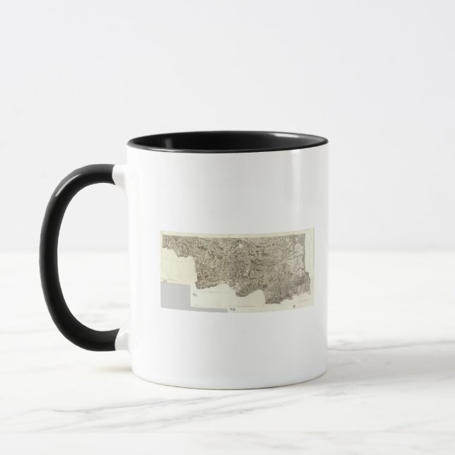 Mug Carte composite de la France (Gauche)
