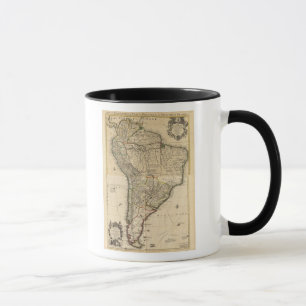 Mug Carte composite de l'Amérique du Sud