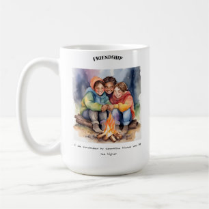 Mug Carte d'affirmation positive de l'amitié