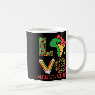 Mug Carte d'Afrique Poing Levée Amour Éducation Coach 