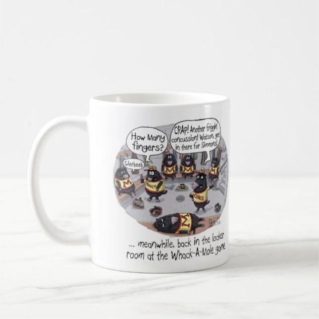 Mug Carte d'anniversaire amusante - Whack-a-Mole (Gauche)