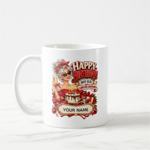 Mug Carte d'anniversaire drôle personnalisée pour femm