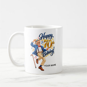 Mug Carte d'anniversaire personnalisée et drôle pour 7