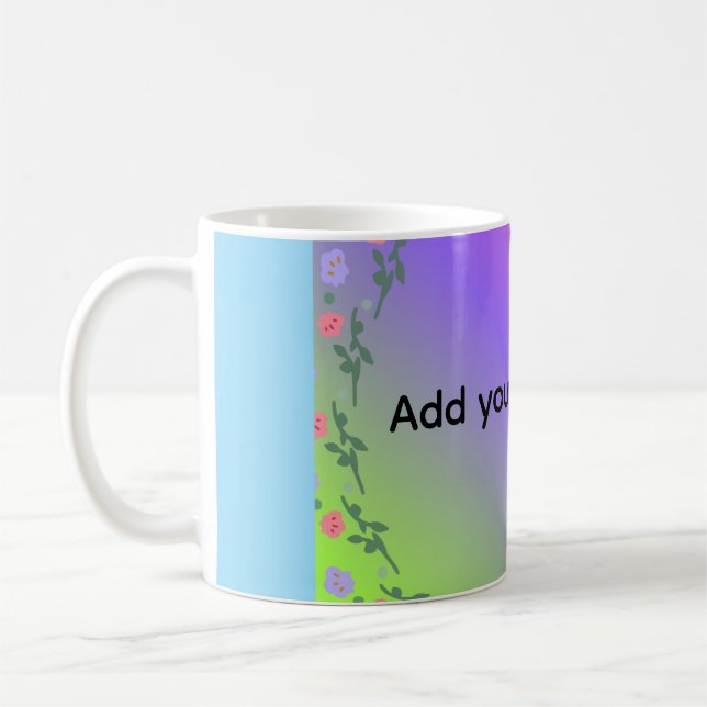 Mug Carte d'anniversaire pour elle (Gauche)
