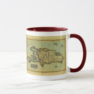 Mug Carte d'antiquaire du classique 1823 de Hispaniola