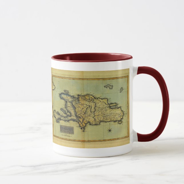 Mug Carte d'antiquaire du classique 1823 de Hispaniola (Droite)