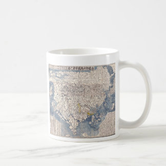 Mug Carte de 1710 Japonais de monde bouddhiste