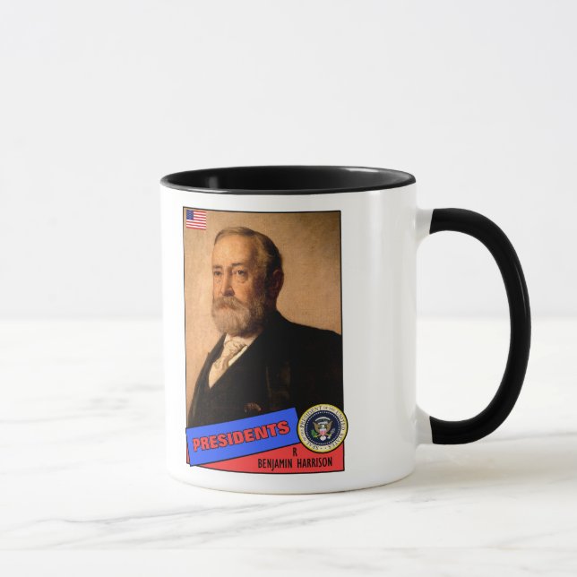 Mug Carte de baseball de Benjamin Harrison (Droite)