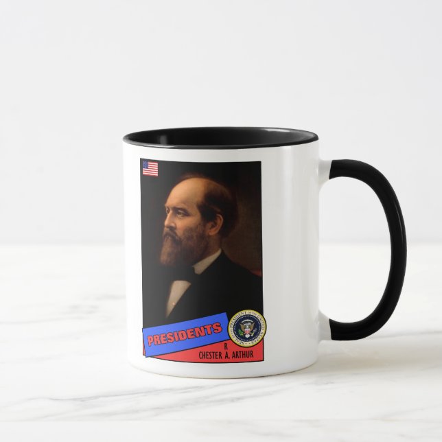 Mug Carte de baseball de Chester A. Arthur (Droite)