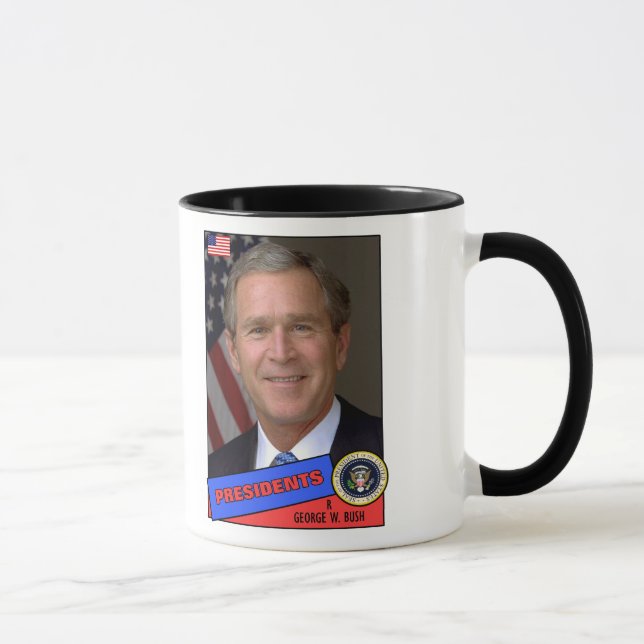 Mug Carte de baseball George W. Bush (Droite)