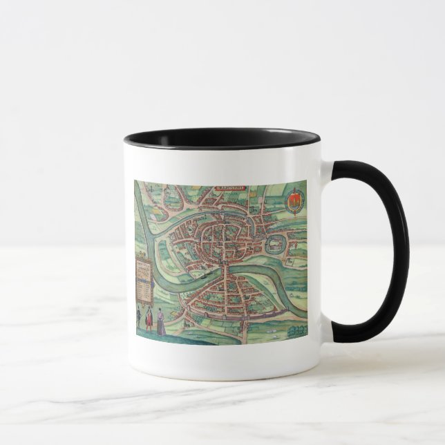 Mug Carte de Bristol, de "Civitates Orbis Terrarum" (Droite)