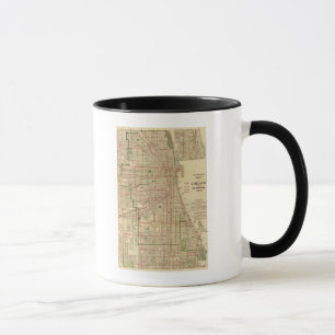 Mug Carte de Chicago par Blanchard