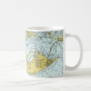 Mug Carte de cru de la Floride d'île de Sanibel