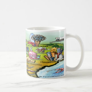 Mug Carte de dessin du Texas