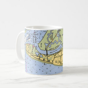 Mug Carte de Jekyll Island Côte de Géorgie