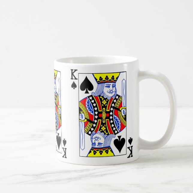 Mug Carte de jeu King of Spades (Droite)