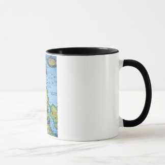 Mug Carte de la bataille de La Corogne