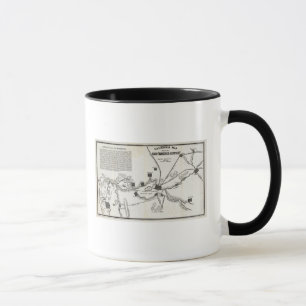 Mug Carte de la Californie