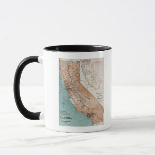 Mug Carte de la Californie 2