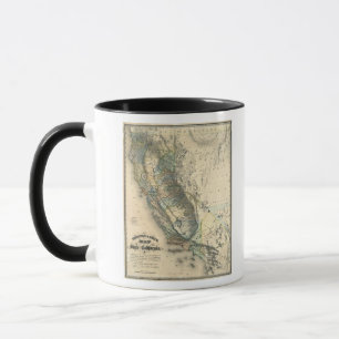 Mug Carte de la Californie par Britton et Rey