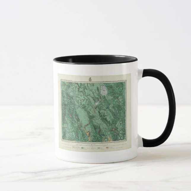 Mug Carte de la classification des terres de l'Idaho (Droite)