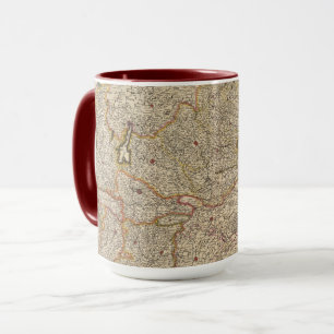 Mug Carte de la région de Venise, Italie