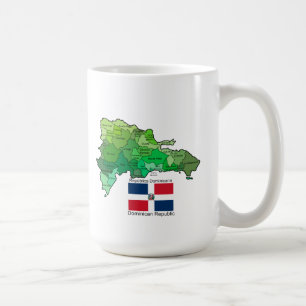 Mug Carte de la République Dominicaine