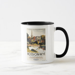 Mug Carte de la rivière Town British Railways