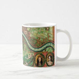 Mug Carte de la rue antique de Londres par Johannes de