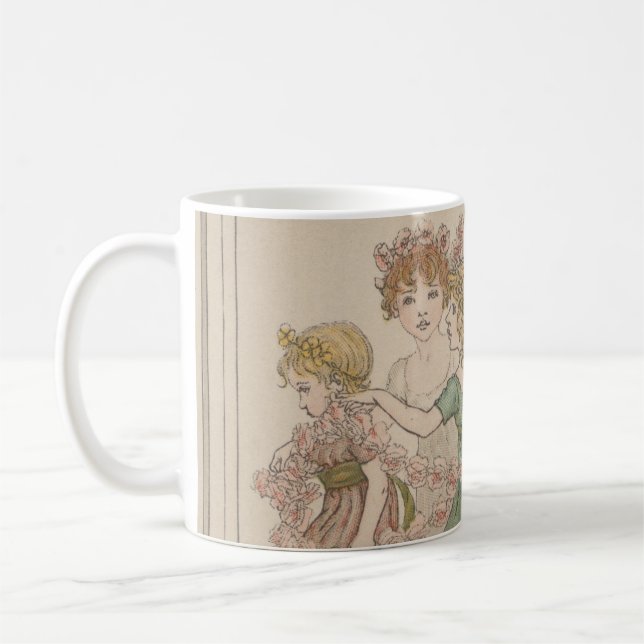 Mug Carte de la Saint-Valentin antique, Kate Greenway, (Gauche)