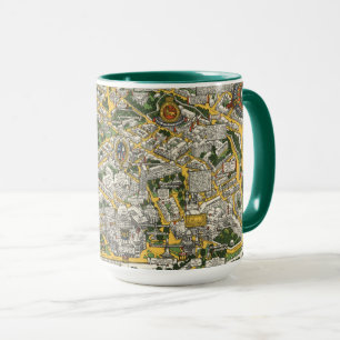 Mug Carte de la ville de Québec