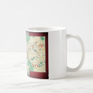 Mug Carte de la ville de Rome