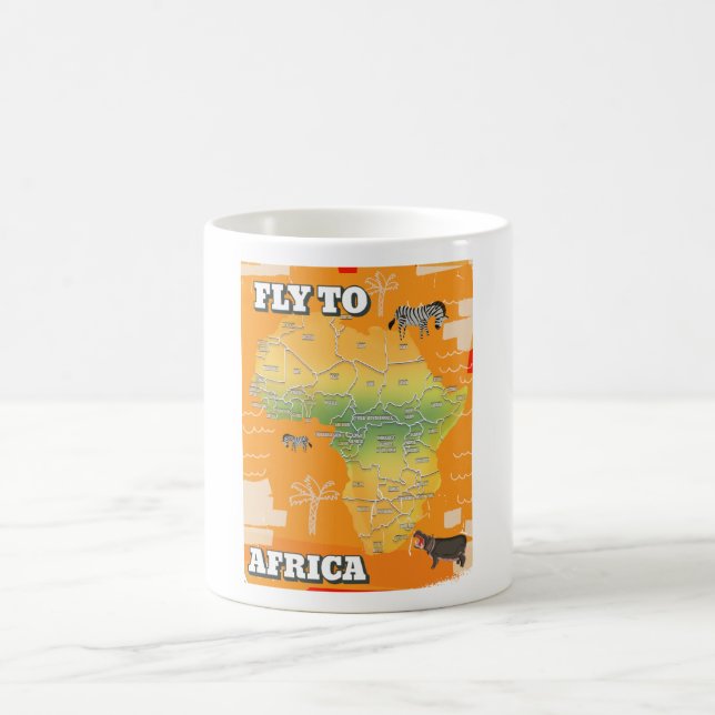 Mug Carte de l'afrique (Centre)