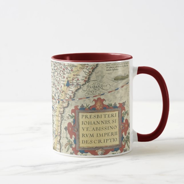 Mug Carte de l'Afrique et de la péninsule Arabe (Droite)