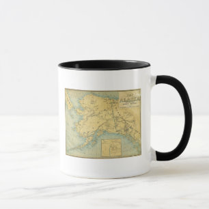 Mug Carte De L'Alaska