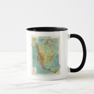 Mug Carte de l'Amérique du Nord 2