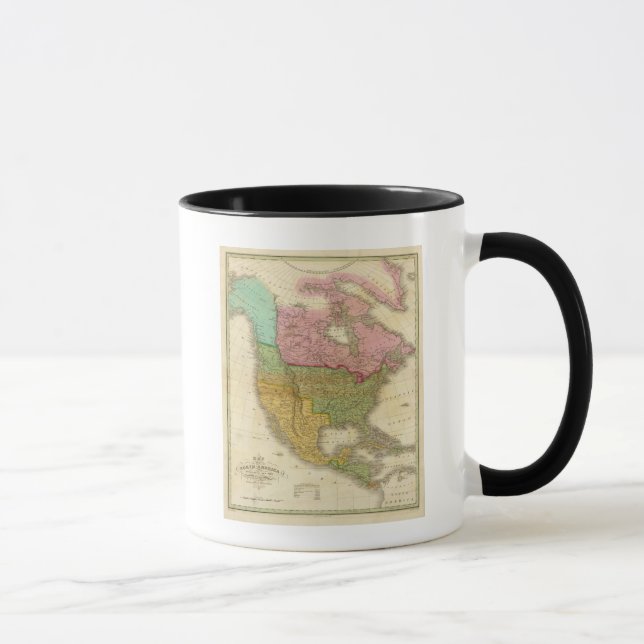 Mug Carte de l'Amérique du Nord 3 (Droite)