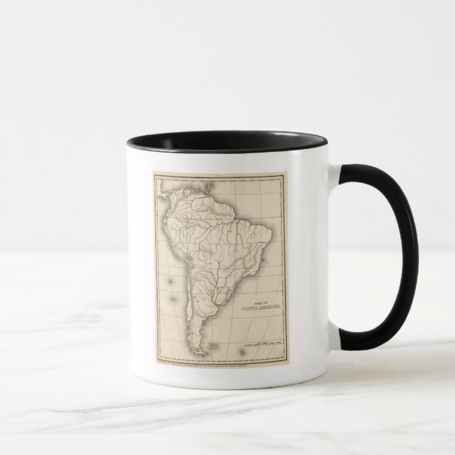 Mug Carte de l'Amérique du Sud (Droite)
