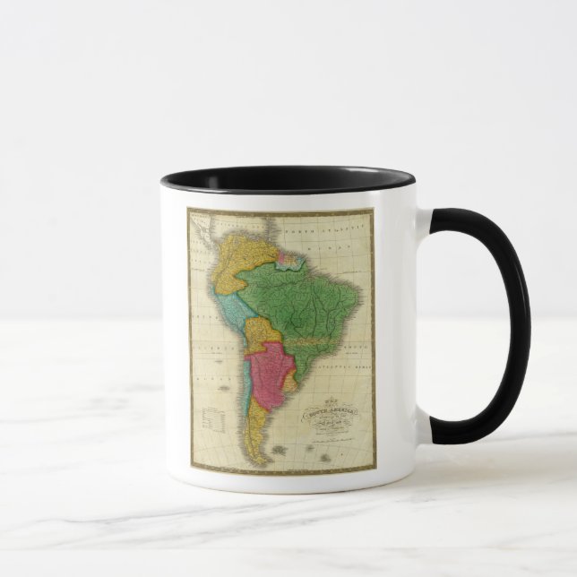 Mug Carte de l'Amérique du Sud 3 (Droite)